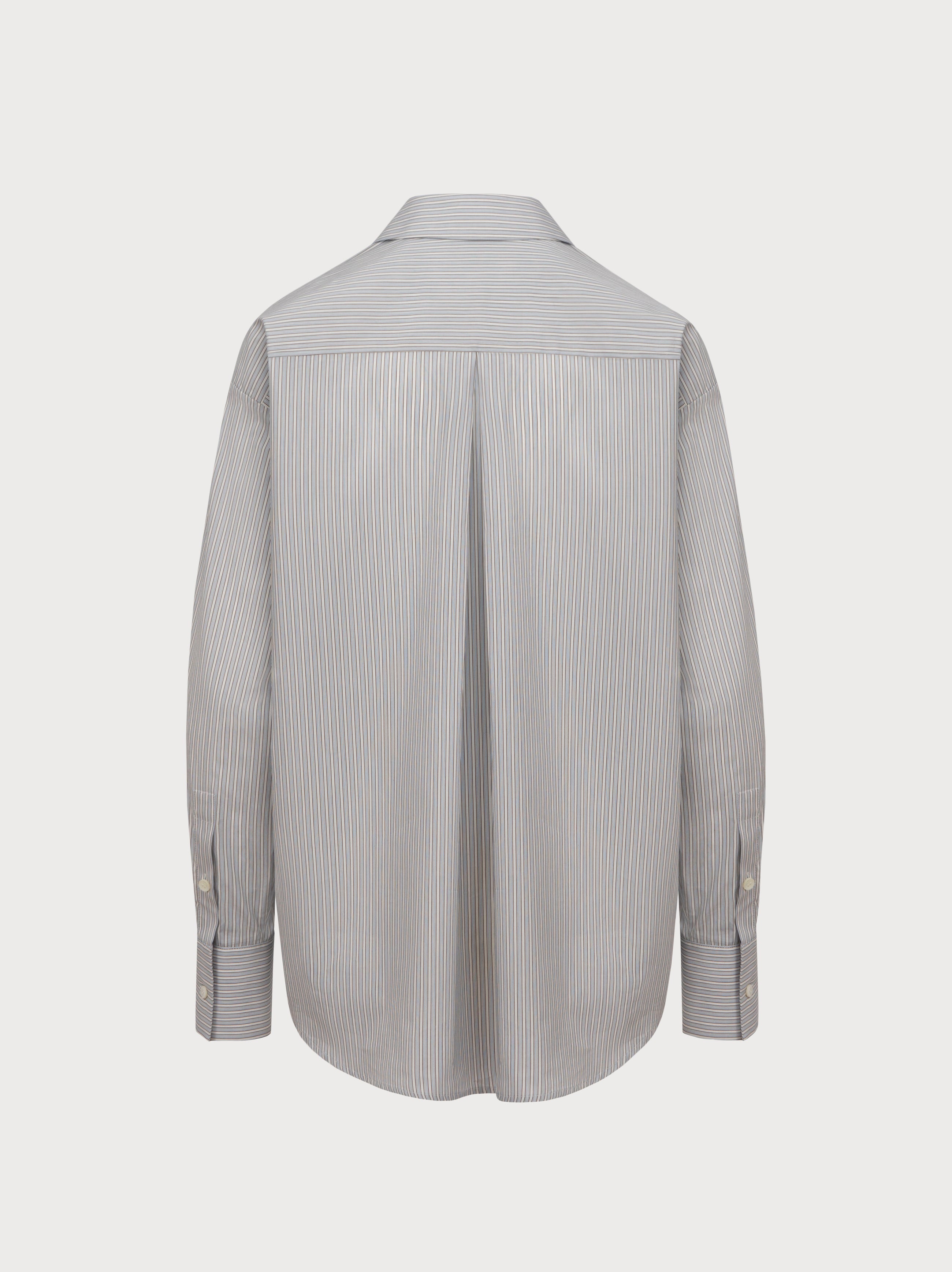 Gwen Shirt in Striped Cotton