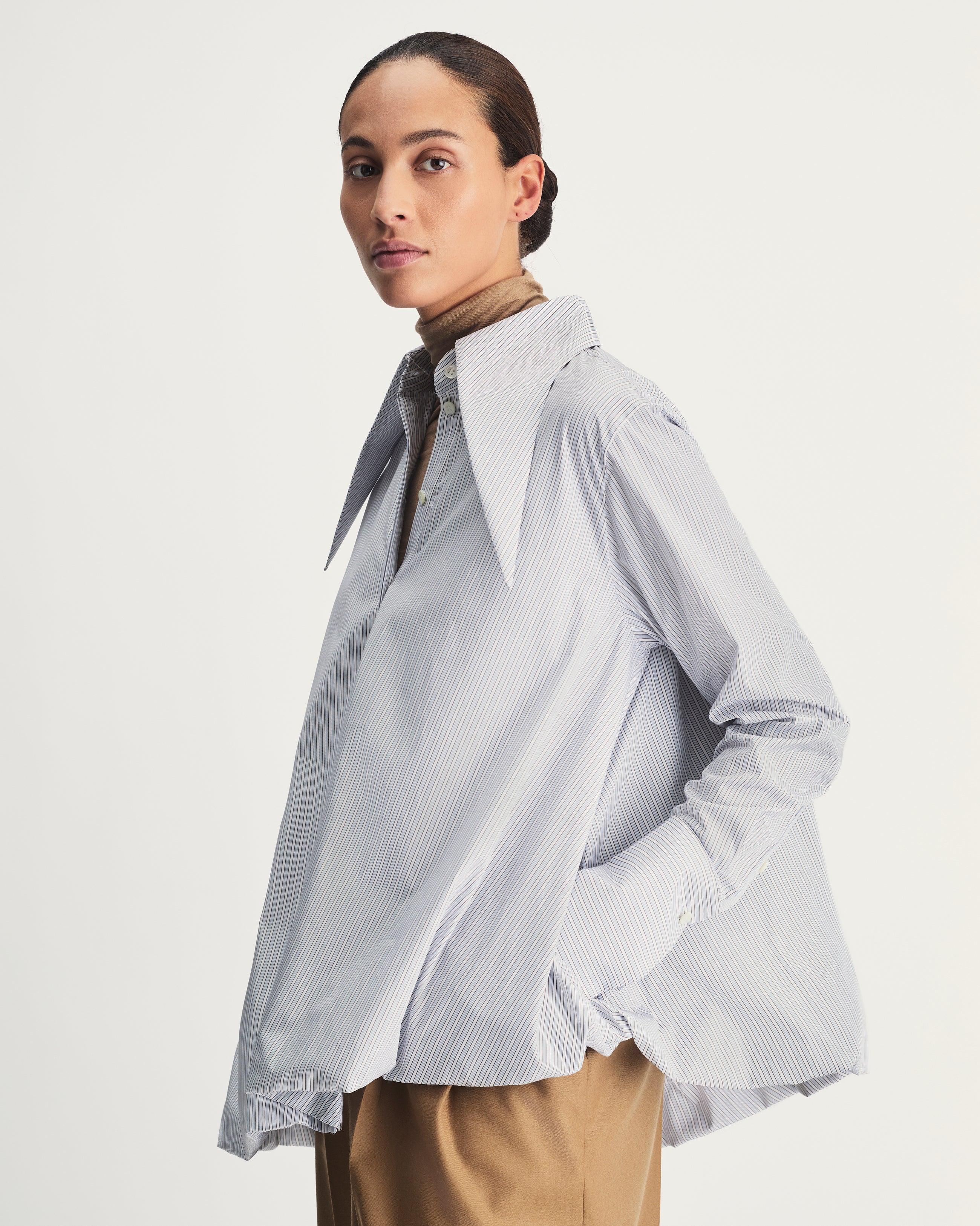 Irene Shirt in Striped Cotton