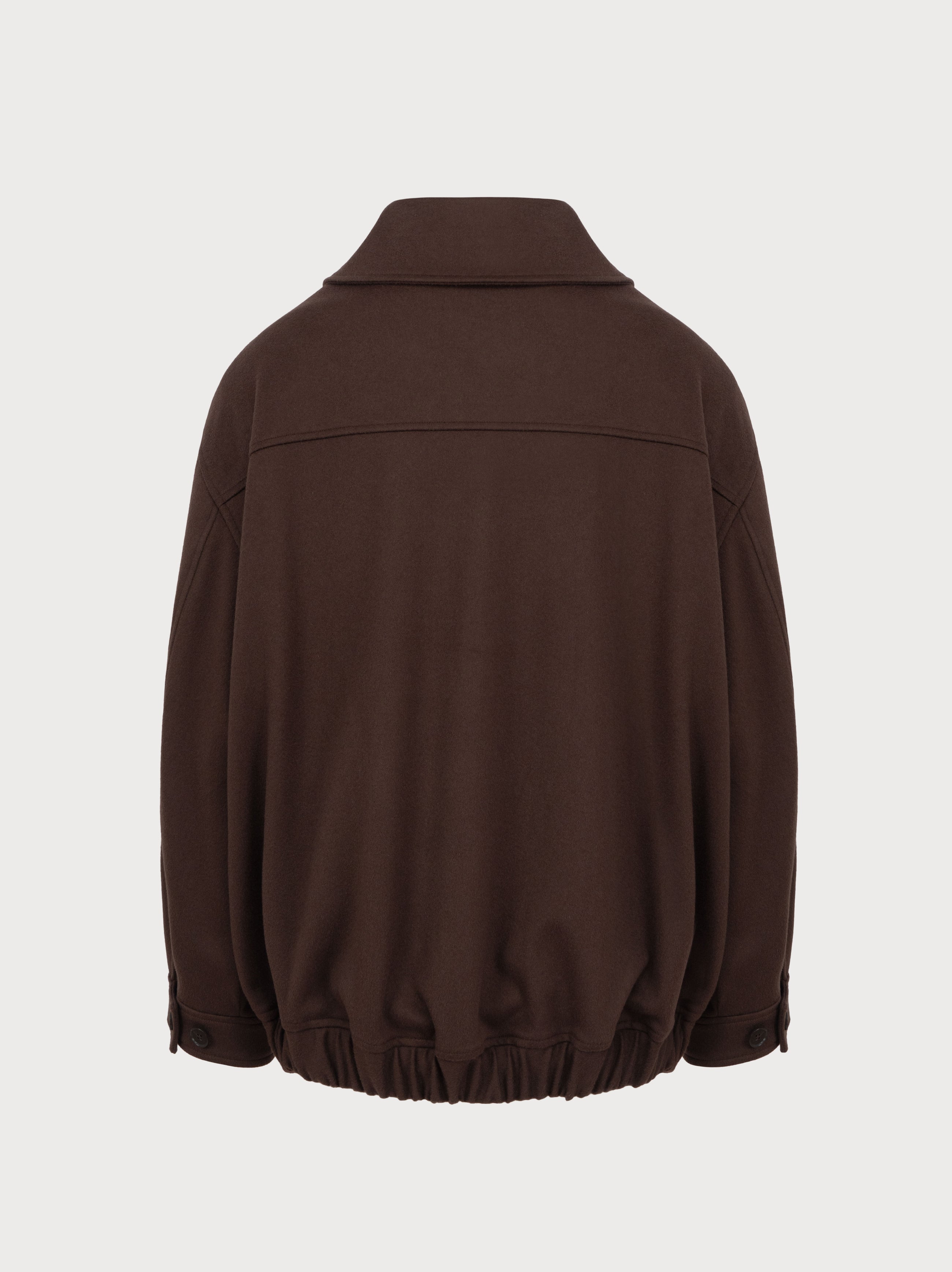 Silvia Jacket in Brown Virgin Wool