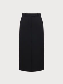 Black pencil skirt on a white background