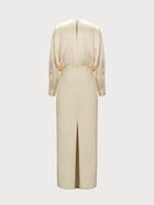 Aurora Dress in Ivory Silk Blend