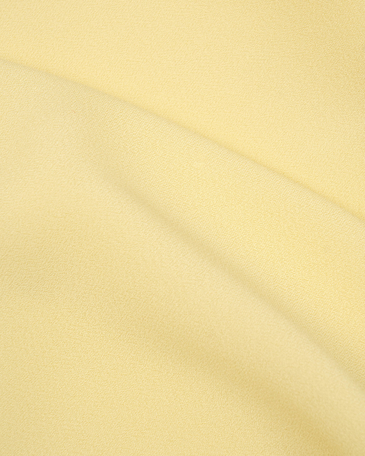 Camille Dress in Yellow Crepe - fabric texture close-up