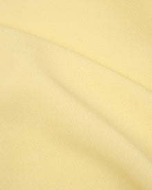 Camille Dress in Yellow Crepe - fabric texture close-up