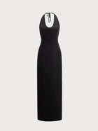 Cara Dress in Black Silk
