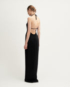 Cara Dress in Black Silk