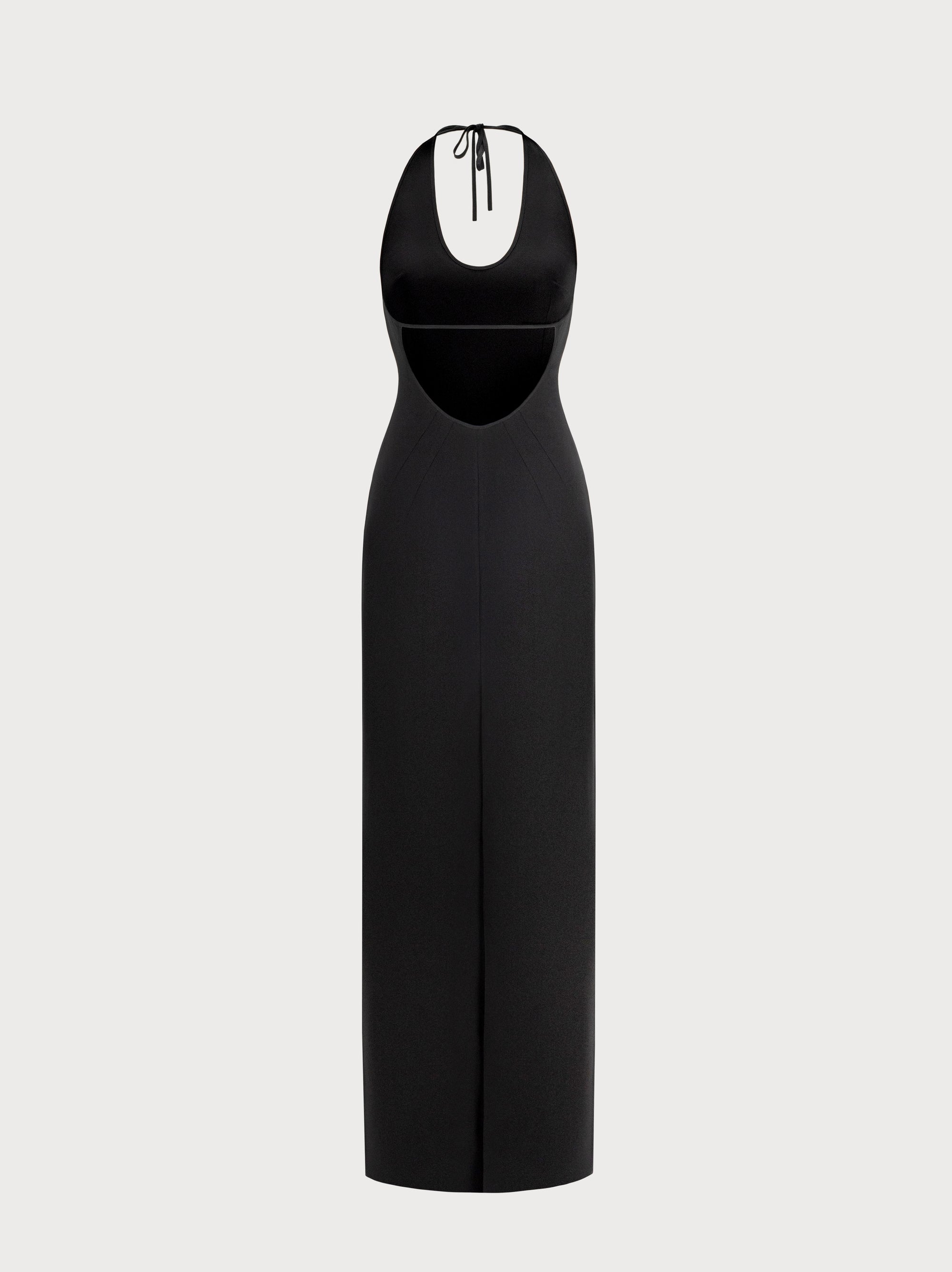 Cara Dress in Black Silk