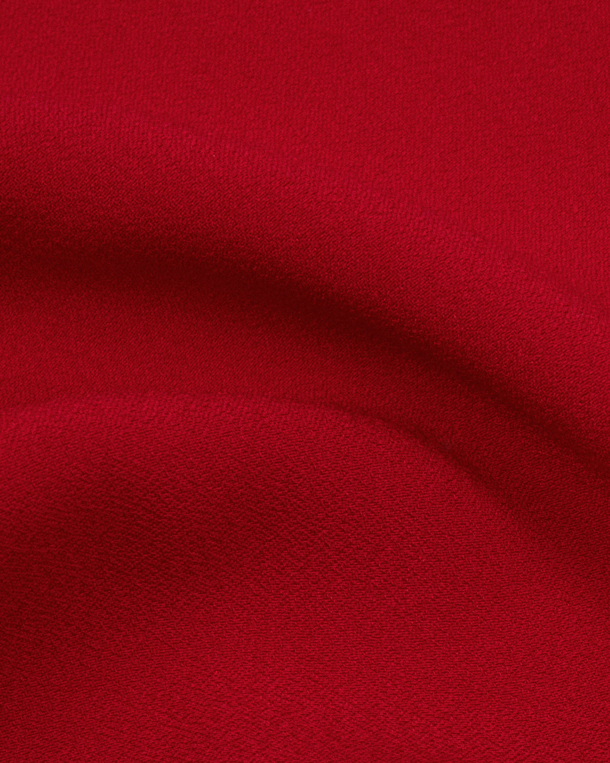 Cara Dress in Red Crepe - fabric texture close-up