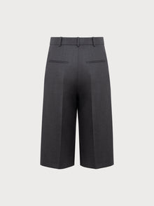 Dark gray pants on a light gray background