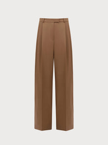 Cruz Trousers in Camel Merino Wool