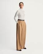 Cruz Trousers in Camel Merino Wool