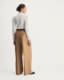 Cruz Trousers in Camel Merino Wool