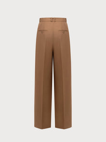 Cruz Trousers in Camel Merino Wool