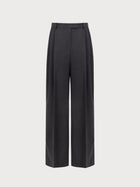 Cruz Trousers in Grey Merino Wool