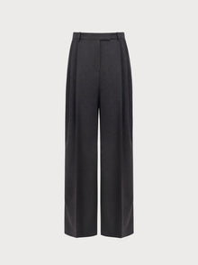 Cruz Trousers in Grey Merino Wool