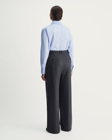 Cruz Trousers in Grey Merino Wool