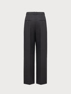 Cruz Trousers in Grey Merino Wool