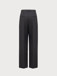 Cruz Trousers in Grey Merino Wool