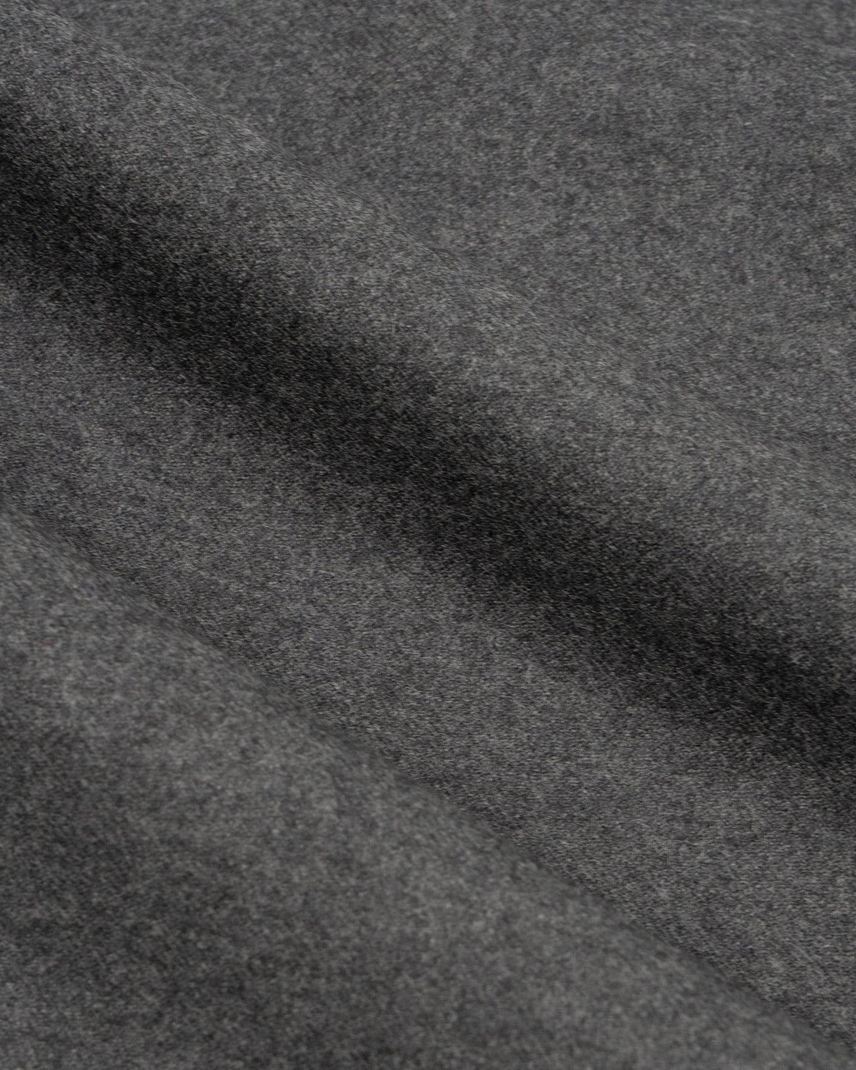 Cruz Trousers in Grey Merino Wool - fabric texture close-up