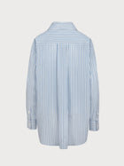Eve Shirt in Blue Striped Cotton