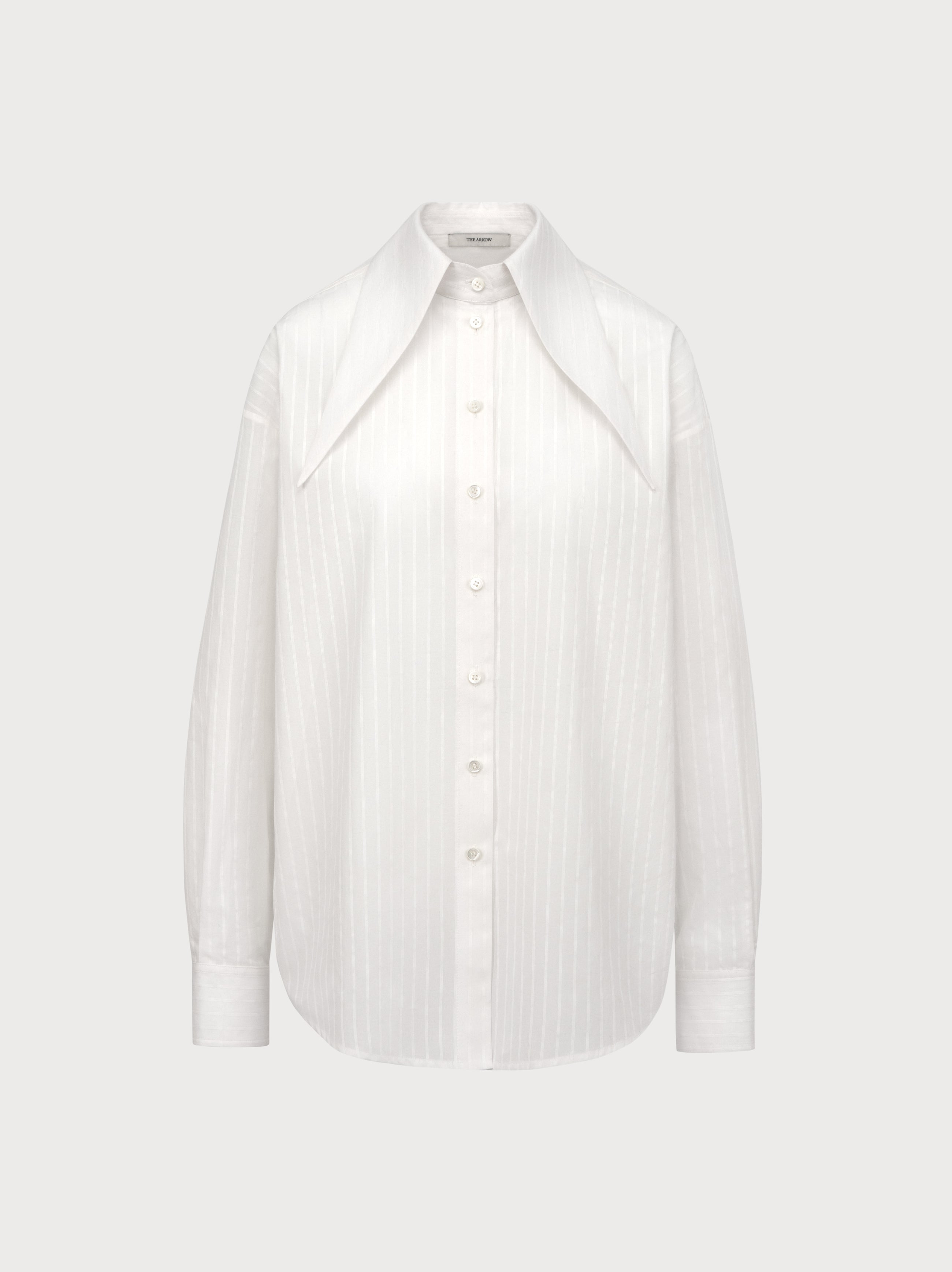 Eve Shirt in White Cotton