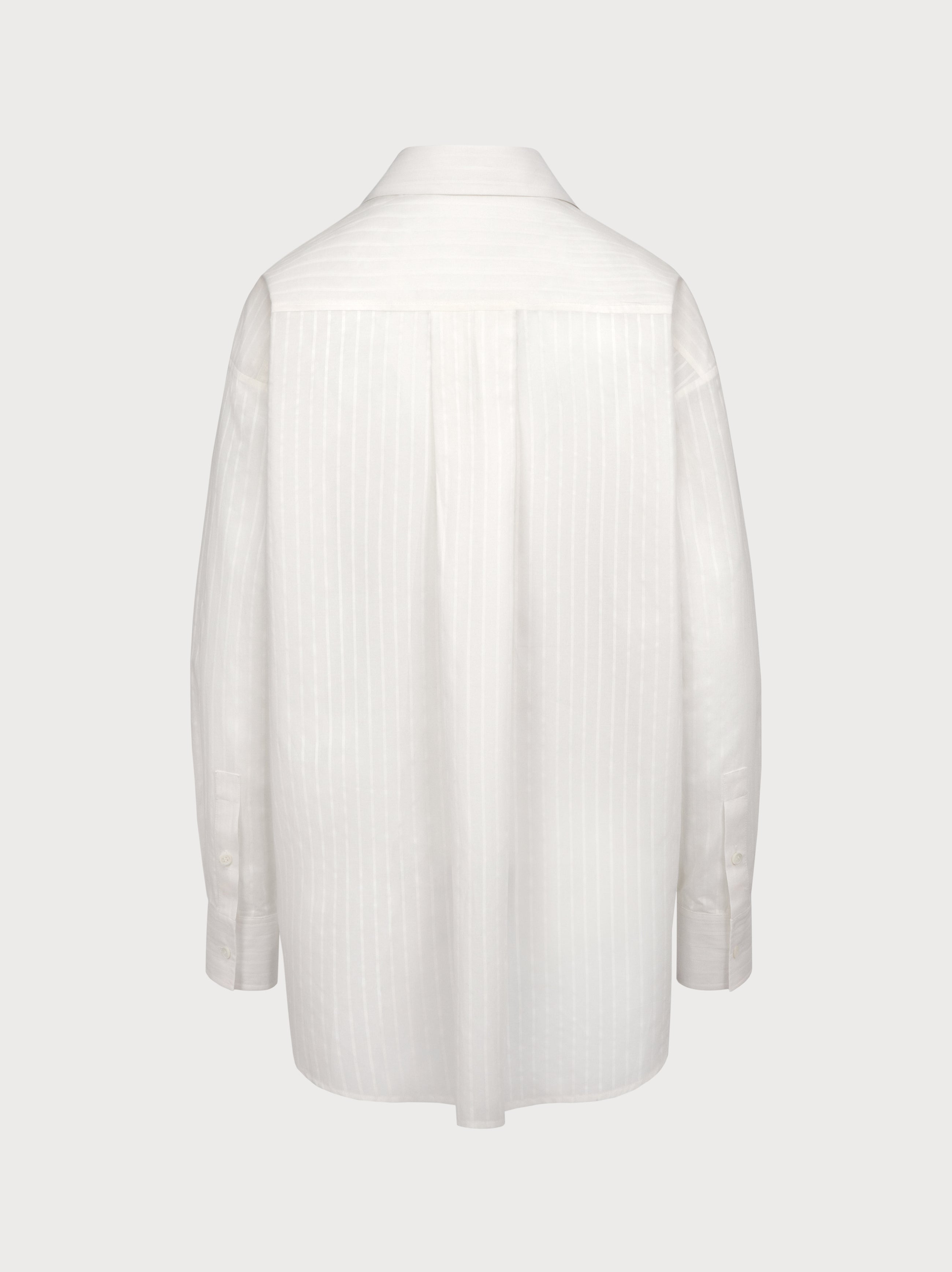 Eve Shirt in White Cotton