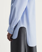 Faith Shirt in Blue Cotton