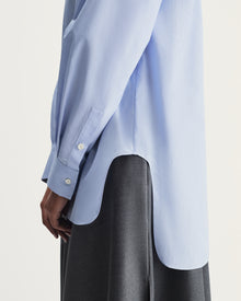 Faith Shirt in Blue Cotton