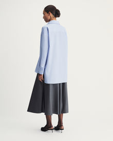 Faith Shirt in Blue Cotton