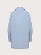 Faith Shirt in Blue Cotton