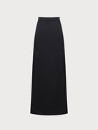 Black skirt on a light gray background