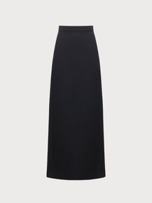 Black skirt on a light gray background