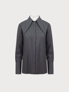 Gray shirt on a white background