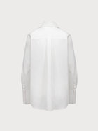 White shirt on a light gray background