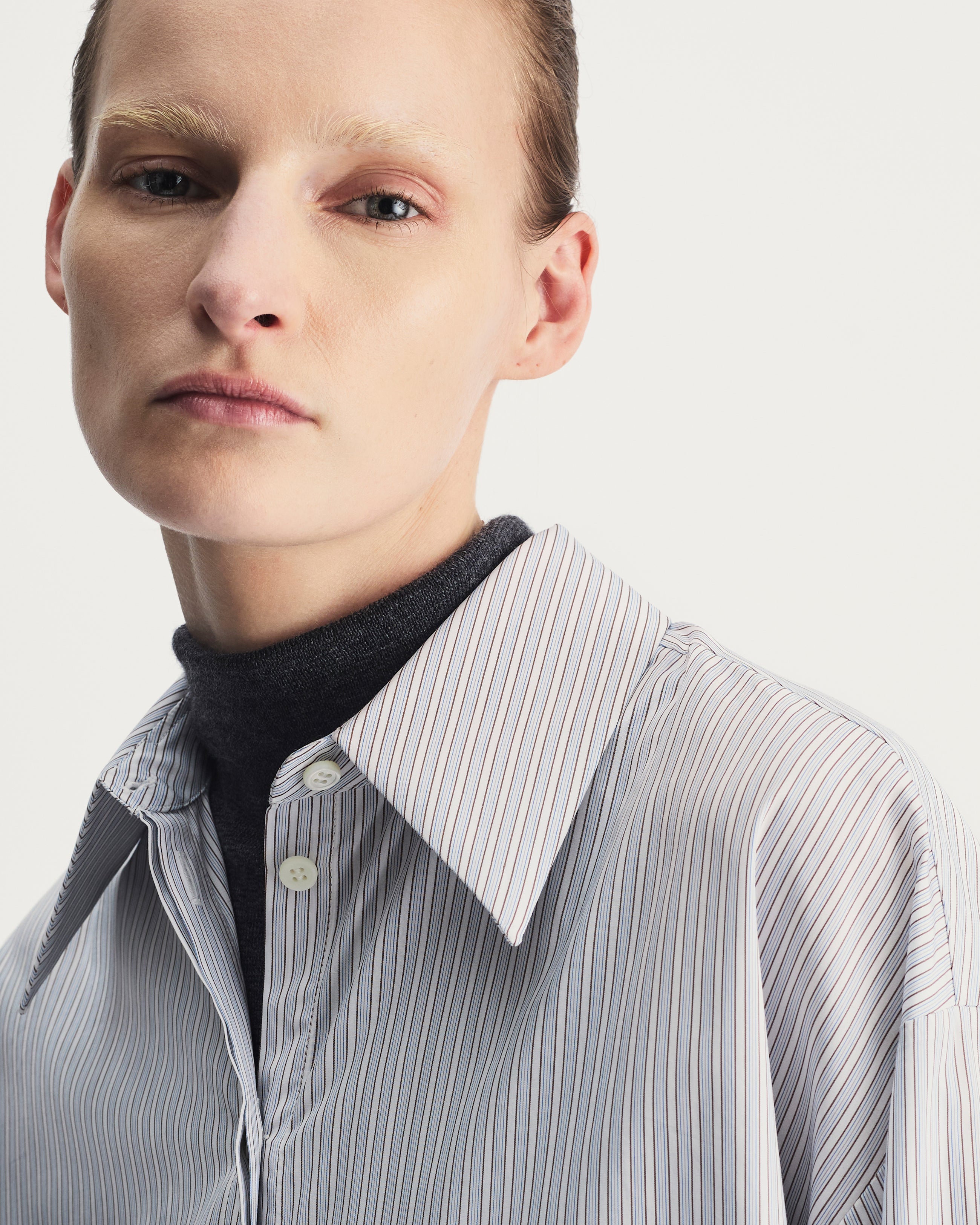Gwen Shirt in Striped Cotton