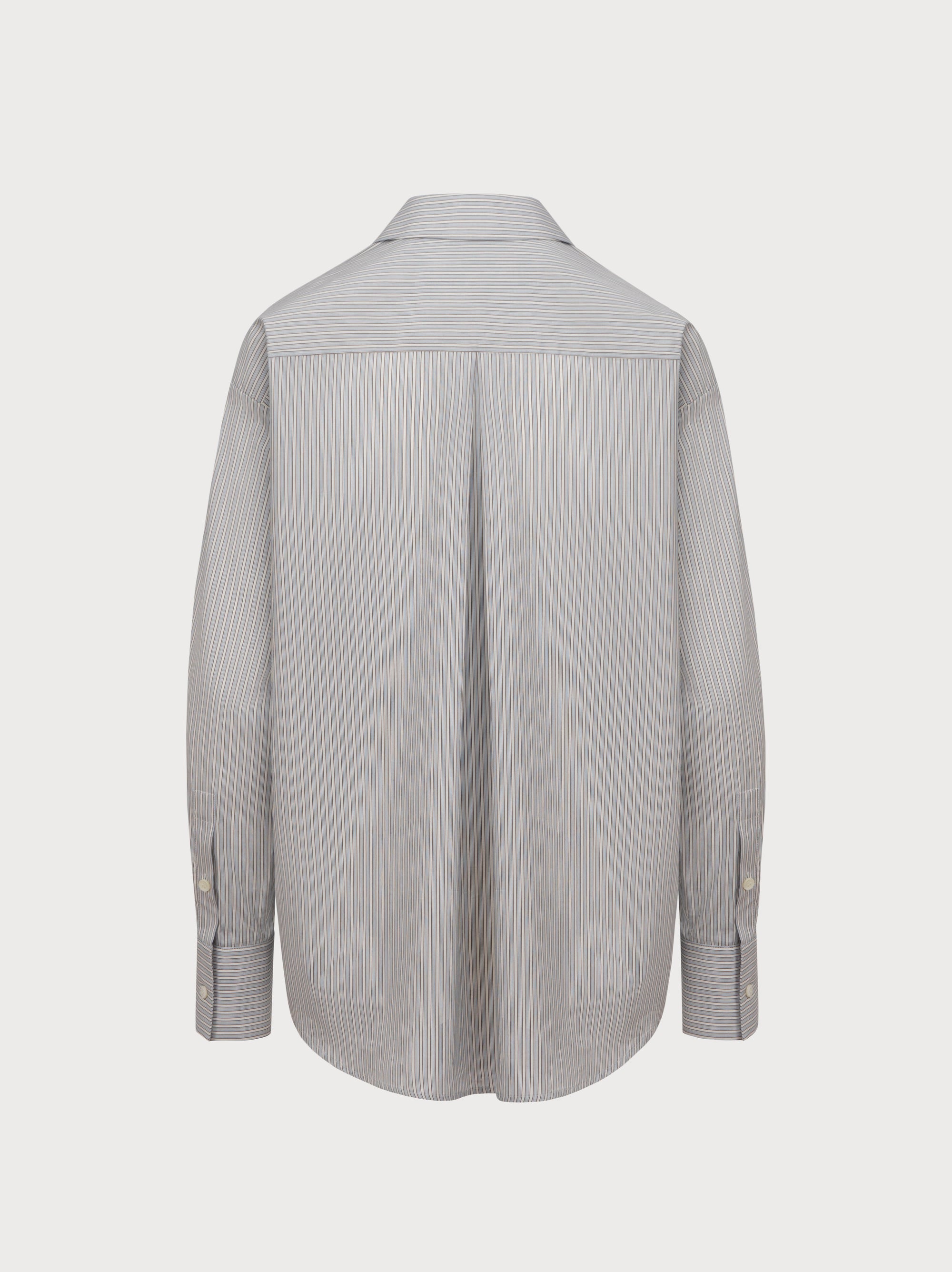 Gwen Shirt in Striped Cotton