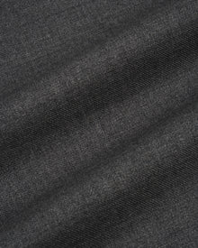 Gwen Shirt in Grey Virgin Wool - fabric texture close-up
