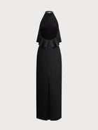 Harper Dress in Black Silk