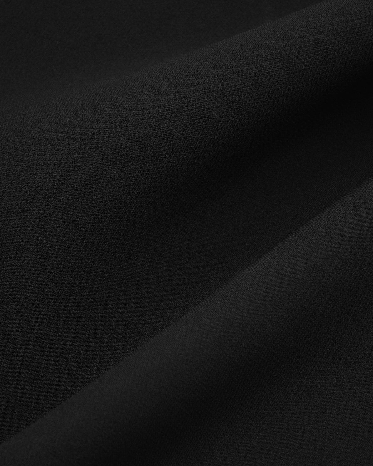 Harper Dress in Black Silk - fabric texture close-up
