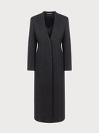 Helena Coat in Grey Virgin Wool