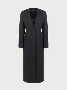 Helena Coat in Grey Virgin Wool