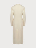 Helena Coat in Ivory Virgin Wool