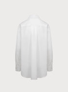 White shirt on a light gray background