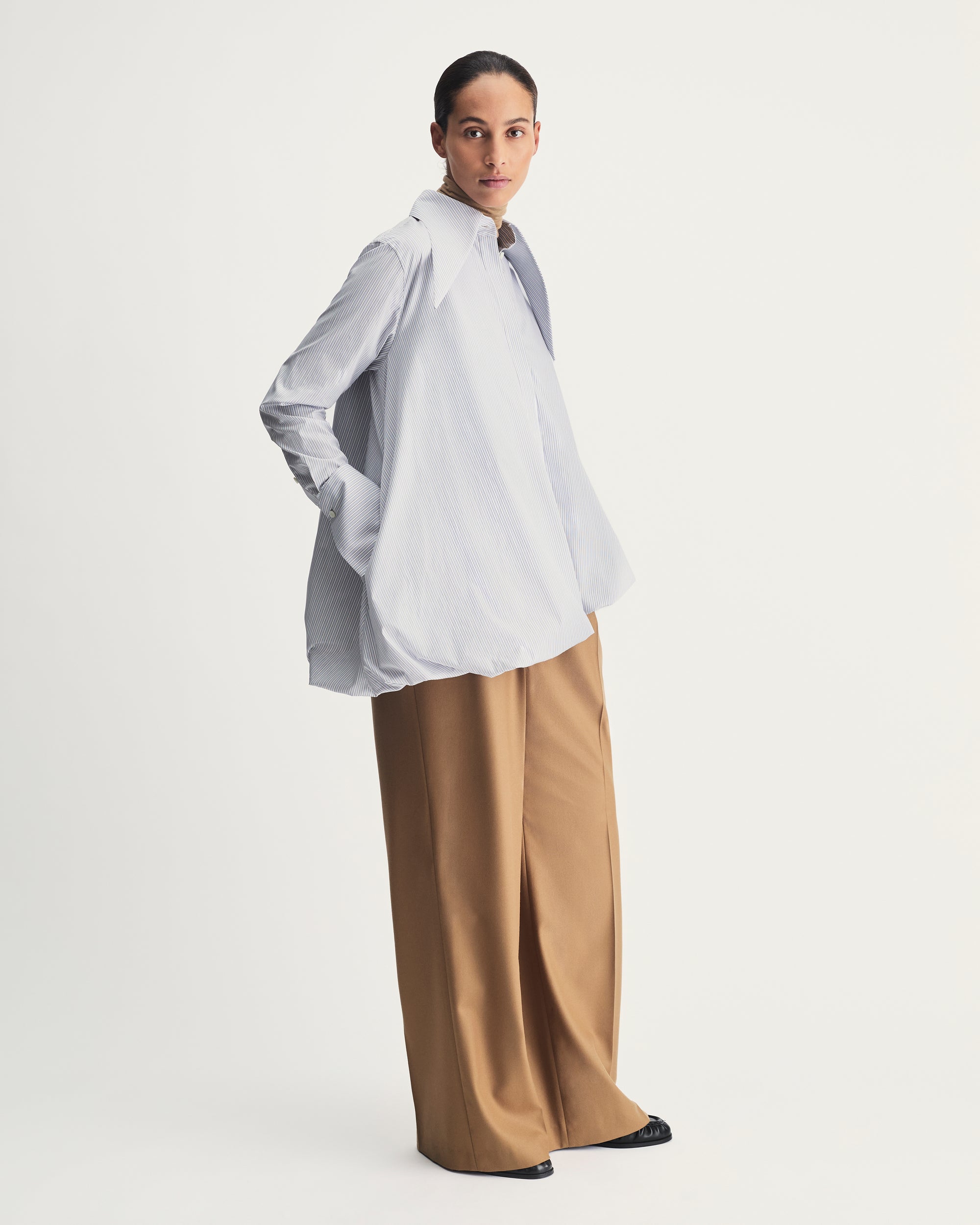 Irene Shirt in Striped Cotton