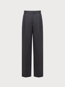 Dark gray pants on a light gray background