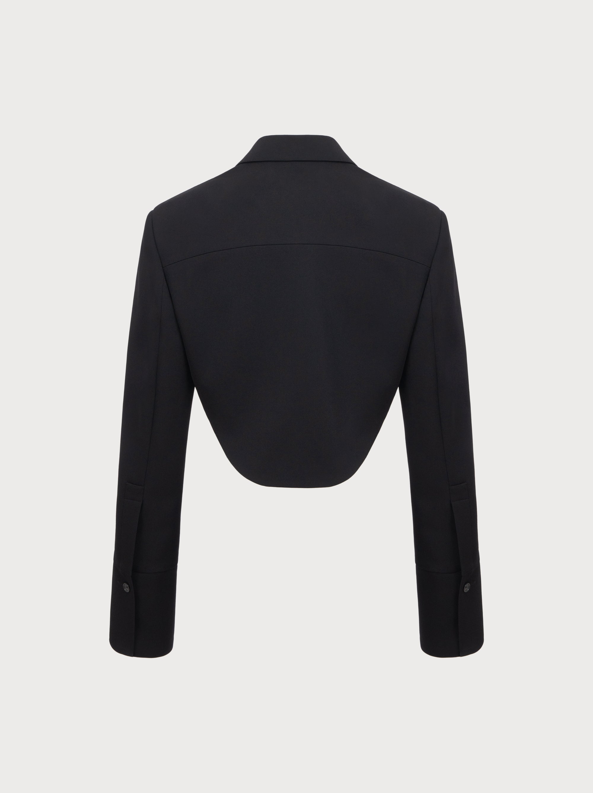 Black jacket on a white background