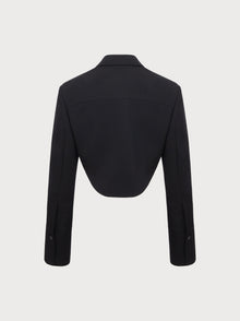 Black jacket on a white background