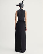 Luna Skirt in Black Virgin Wool and Mohair