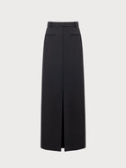 Luna Skirt in Black Virgin Wool and Mohair