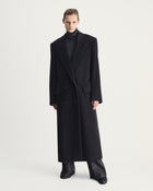 Maren Coat in Grey Virgin Wool