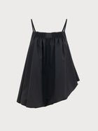 Marta Top  in Black Virgin Wool and Mohair